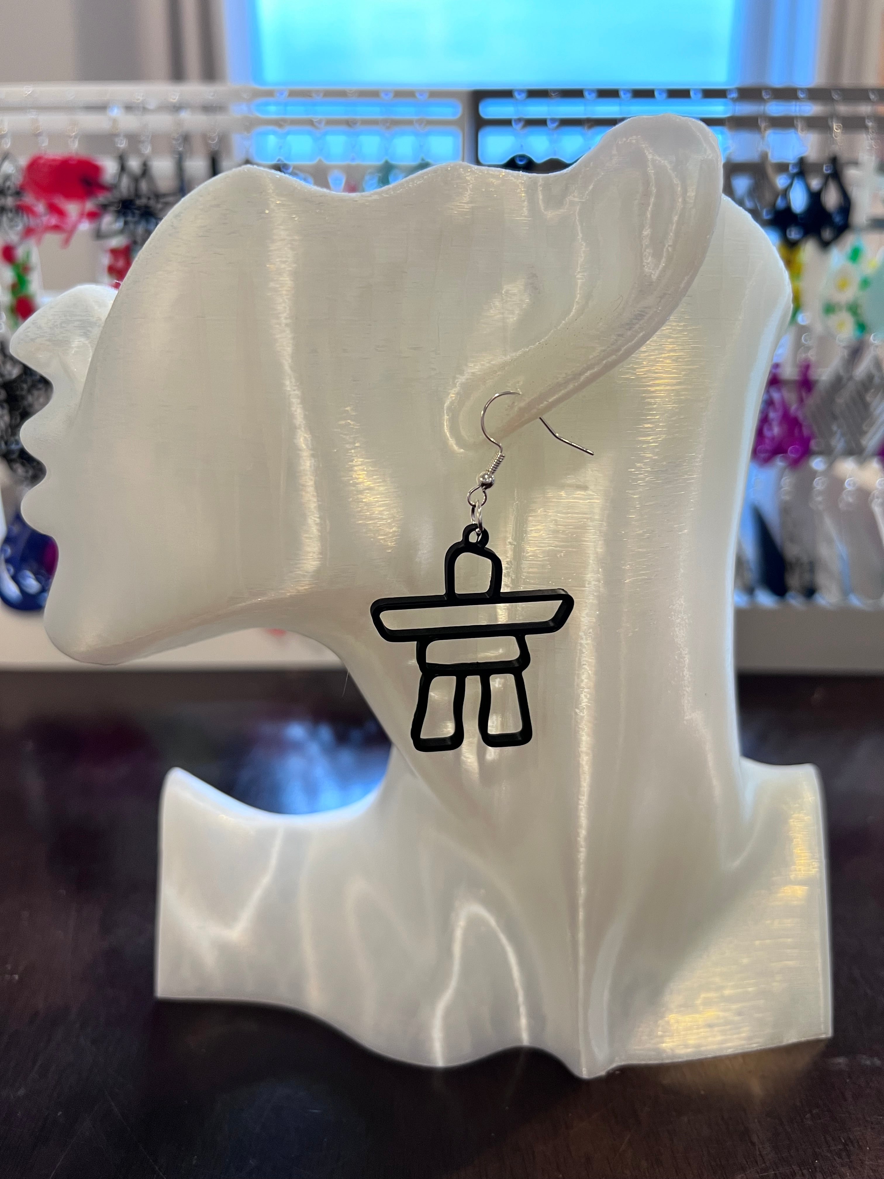 inukshuk earrings